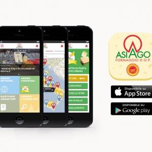 Ecco la App dell’Asiago DOP, con la geolocalizzazione sai sempre dove trovarlo