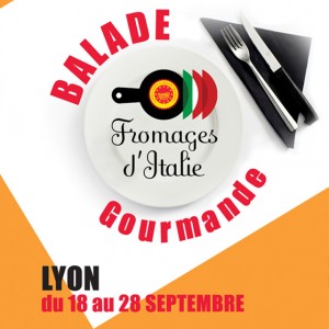 Fromages d’Italie all’assalto di Lione, Balade Gourmande e show cooking