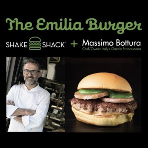 “Emilia”, l’hamburger-gourmet dello chef Massimo Bottura. C’è il Parmigiano Reggiano