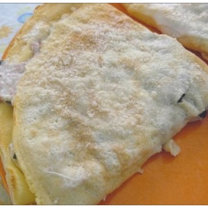 Crespelle con crema di formaggi e Radicchio rosso, il trionfo della stagionalità