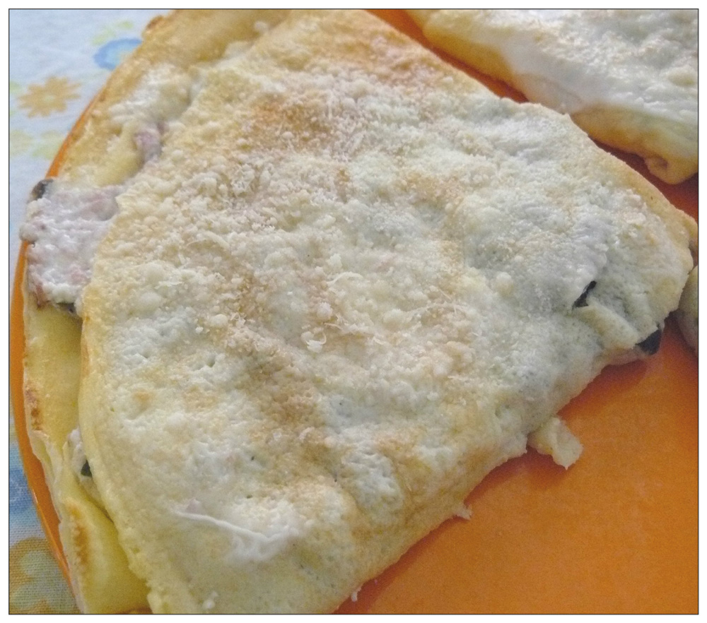 Crespelle con crema di formaggi e Radicchio rosso, il trionfo della stagionalità