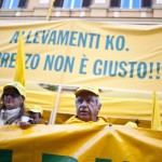 Manifestazione a sostegno dei produttori di latte, grande adesione in tutta Italia