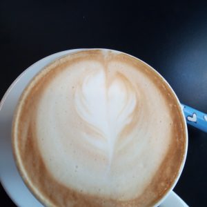 Il cappuccino con la schiuma